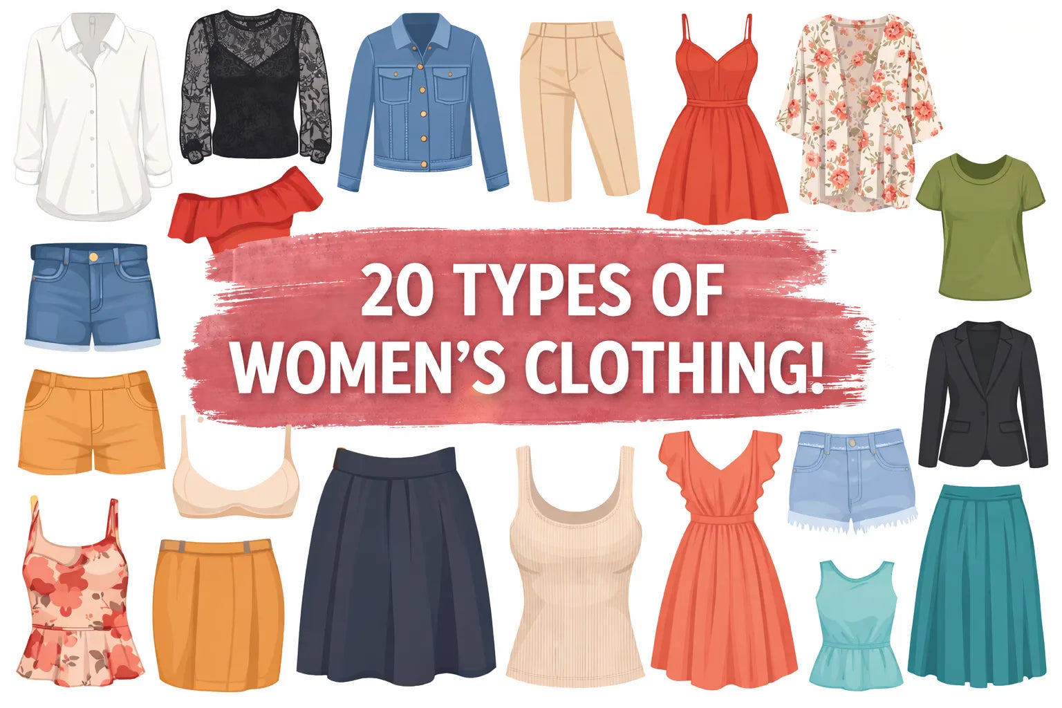 20 Types Of Women Clothing || Iqra F. Chaudhary